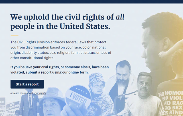 DOJ - Civil Rights Division